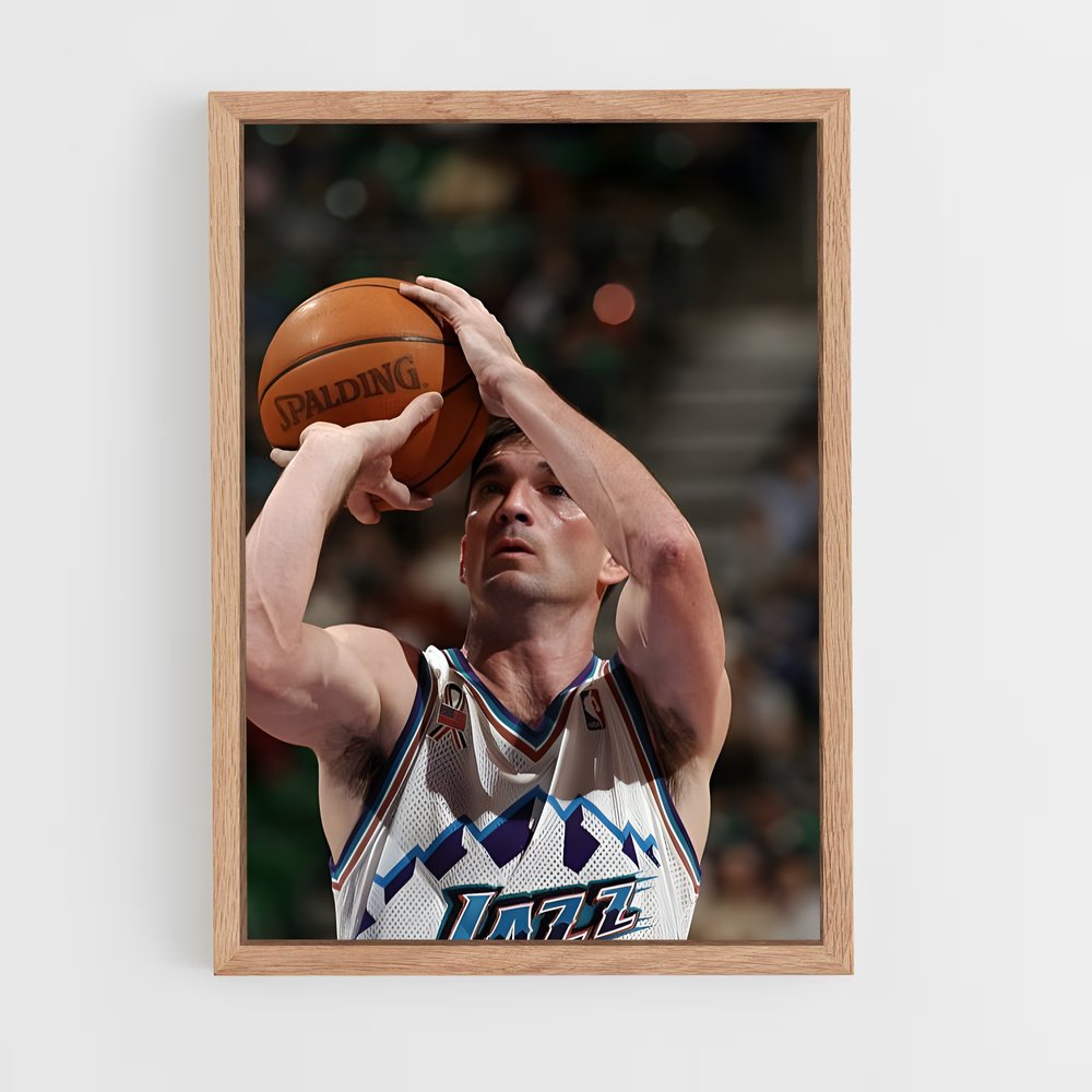 Poster John de stockton – affiche Basketball (vue 4)